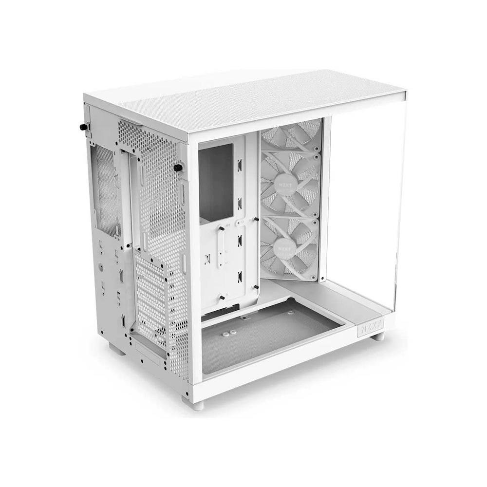 Gabinete Gamer ( Balão.info) H6 Flow Edition, Mid Tower, RGB, ATX, Lateral em Vidro, Com Fans, Branco - CC-H61FW-R1 - view 4