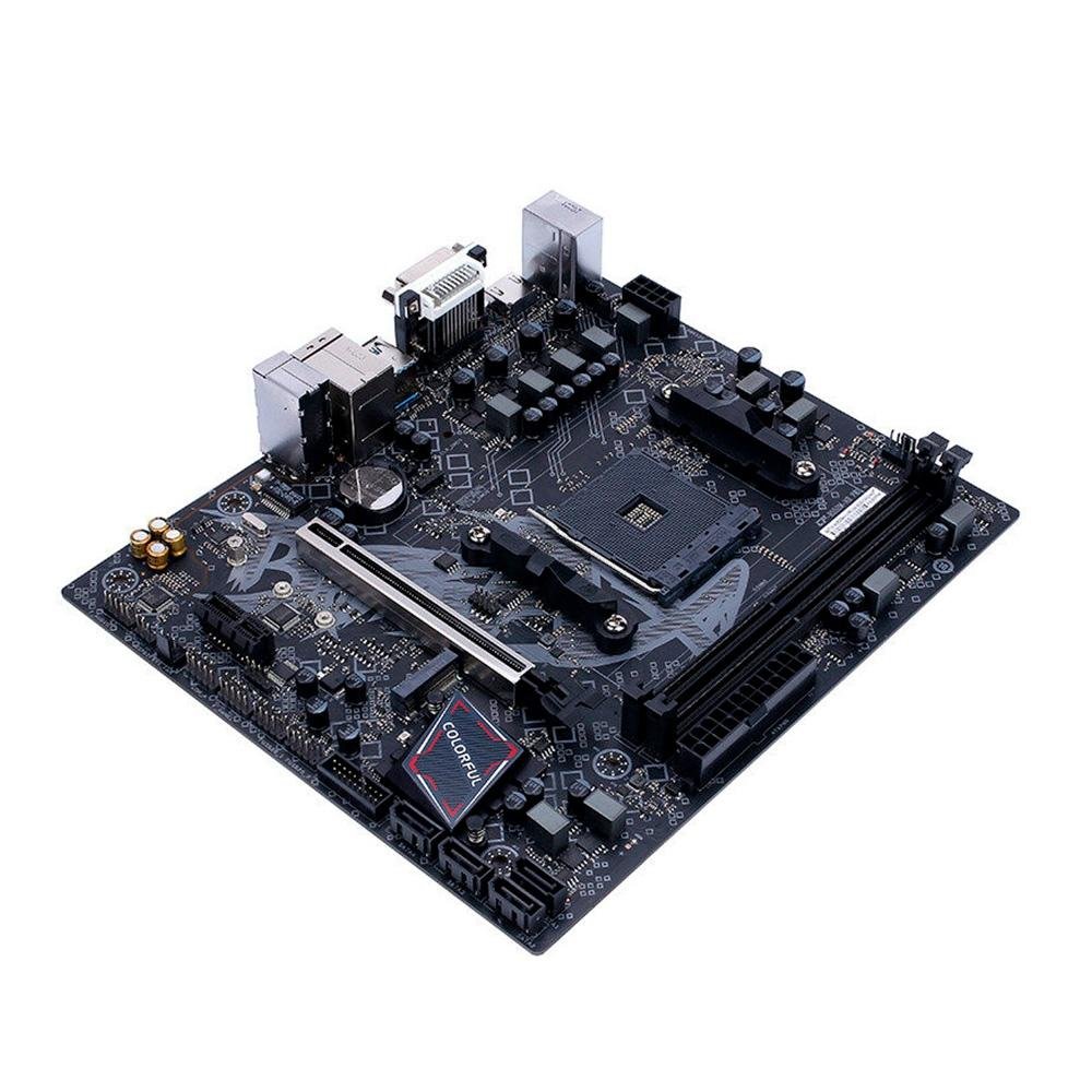 Placa-Mãe Colorful Battle-AX B550M-D PRO GAMING FROZEN V14, Chipset B550, AMD AM4, mAXT, DDR4, Preto - BAX-B550MD-DDR4-WW - view 2