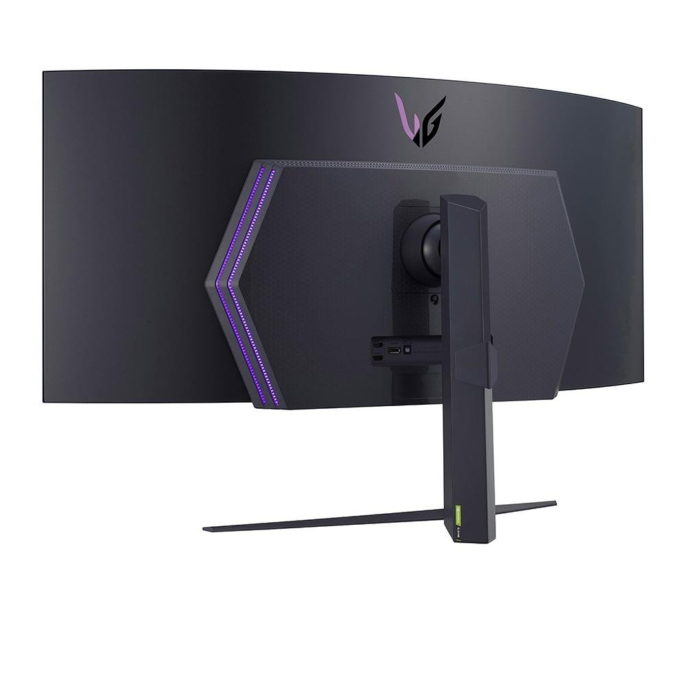 Imagem 4 de 10 do produto Monitor Curvo Gamer LG UltraGear 45", 240Hz, WQHD, 0.03ms, DisplayPort e HDMI, AMD, FreeSync Premium, NVIDIA G-SYNC, HDR10 - 45GR95QE-B