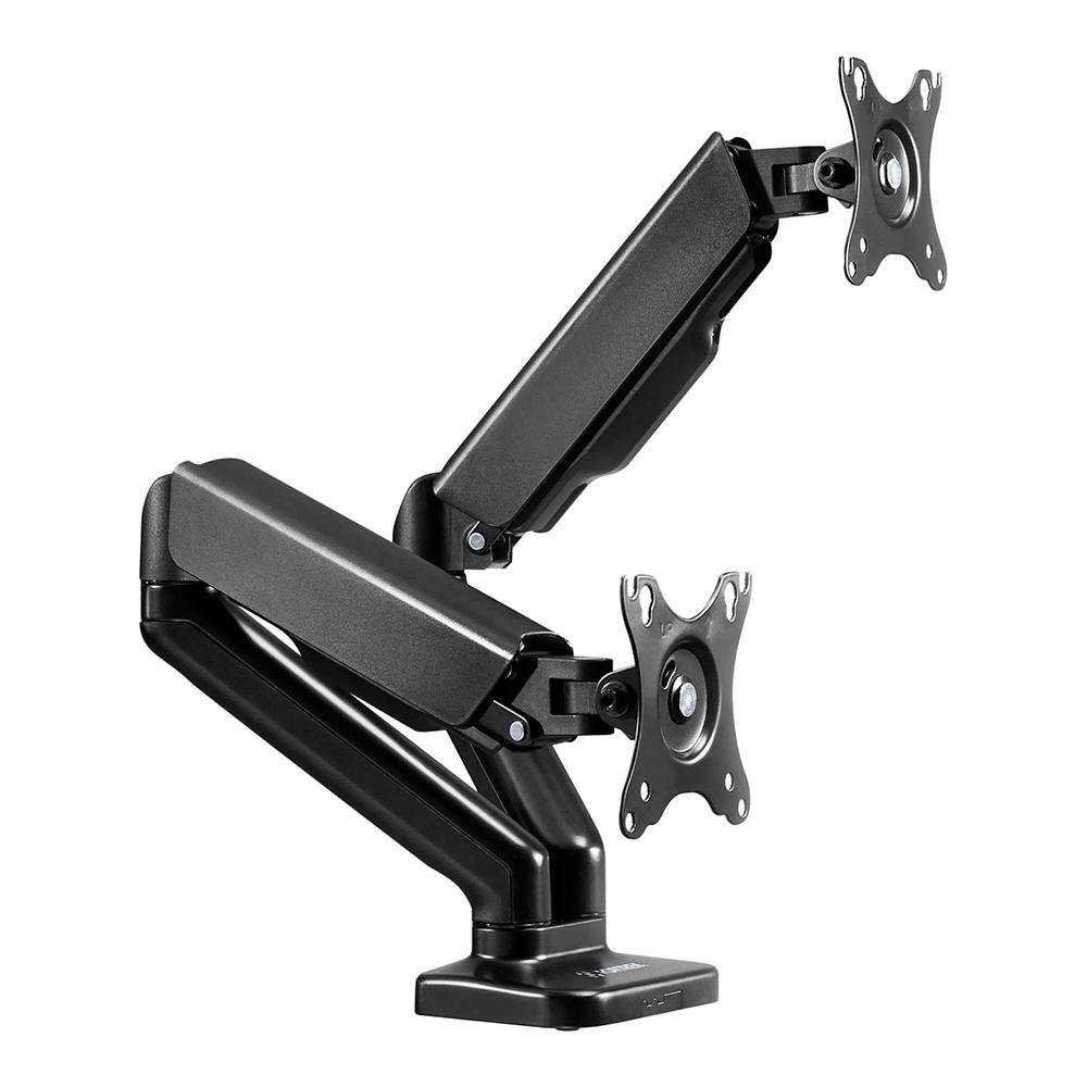 Suporte Articulado Para Dois Monitores 17 à 32 Fortrek FK441S, Com Pistão a Gás, Preto - 81032 - view 4