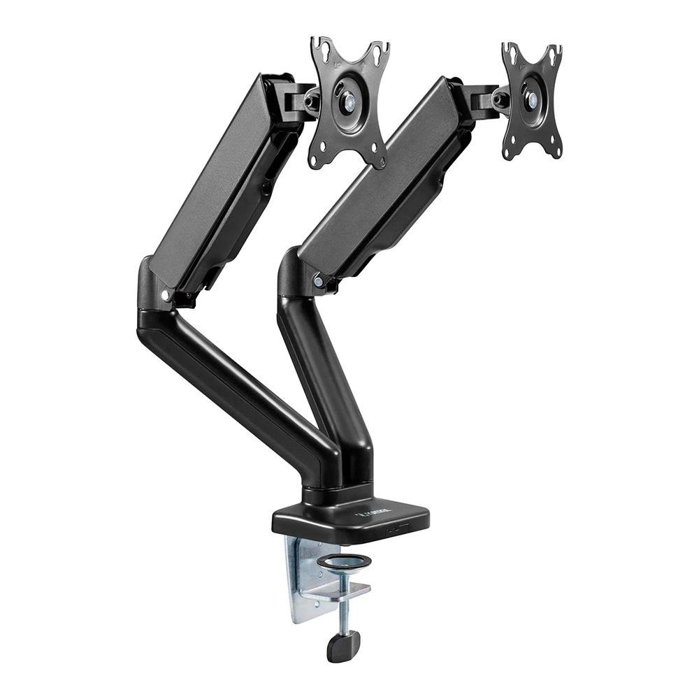 Suporte Articulado Para Dois Monitores 17 à 32 Fortrek FK441S, Com Pistão a Gás, Preto - 81032 - view 2