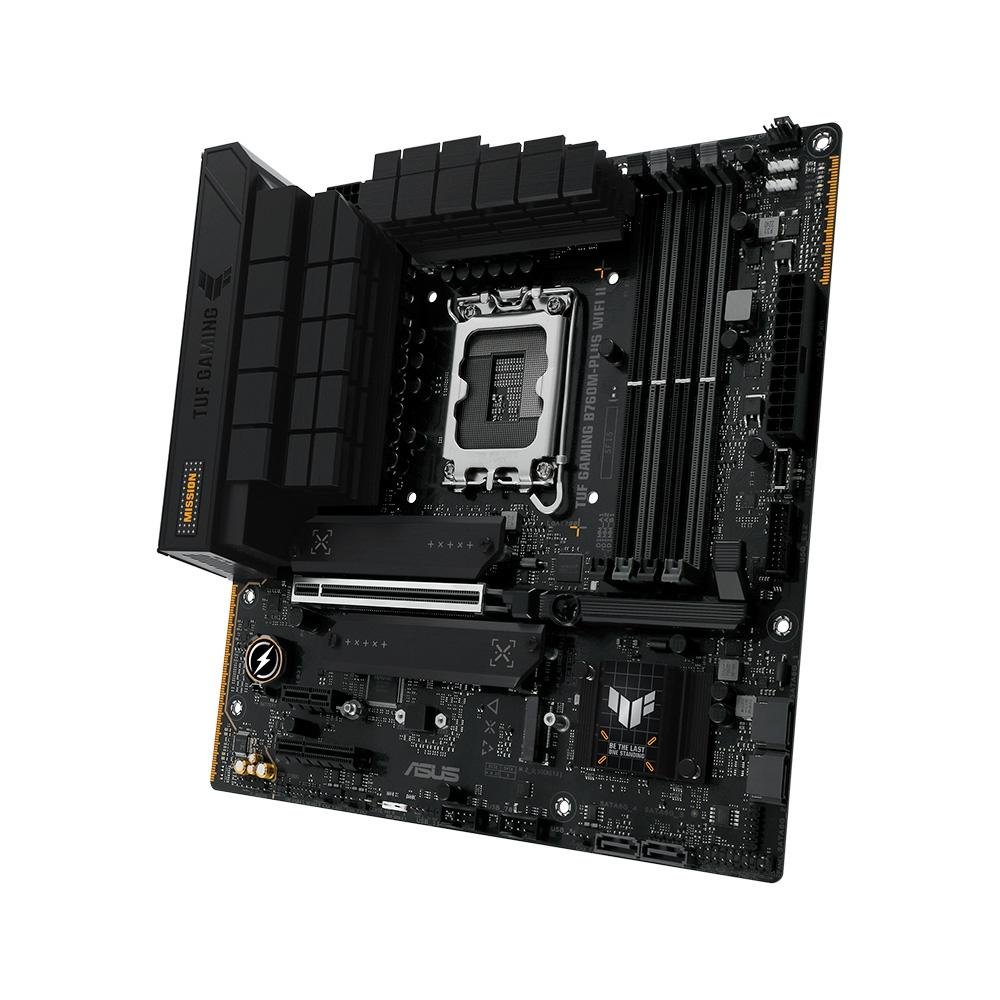 Placa-Mãe ASUS TUF GAMING B760M-PLUS WIFI II, Intel, DDR5, Preto - 90MB1HE0-M0EAY0 - view 3
