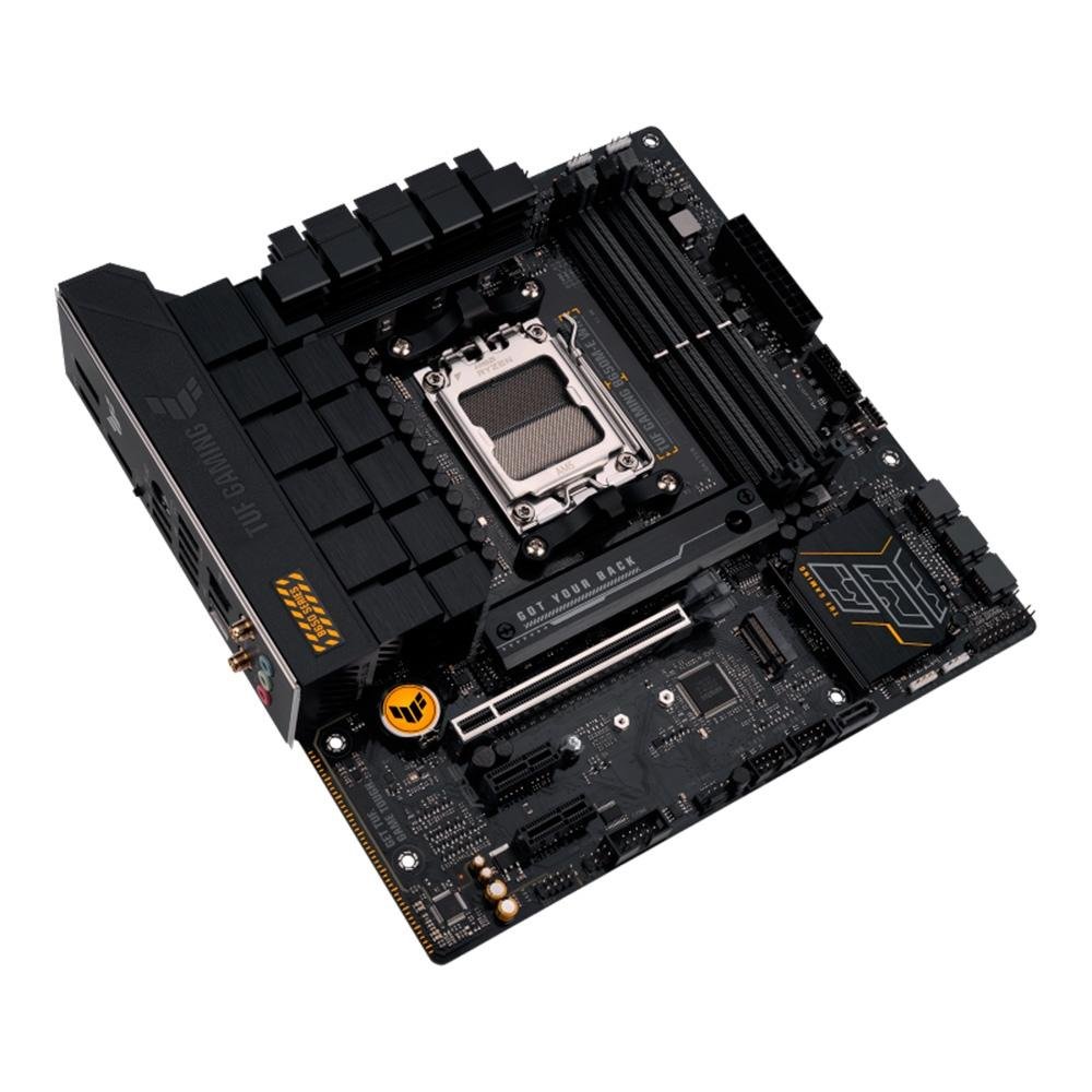 Placa-Mãe ASUS TUF Gaming B650M-E, WIFI, AMD AM5, B650, DDR5, Preto - 90MB1FV0-M0EAY0 - view 5