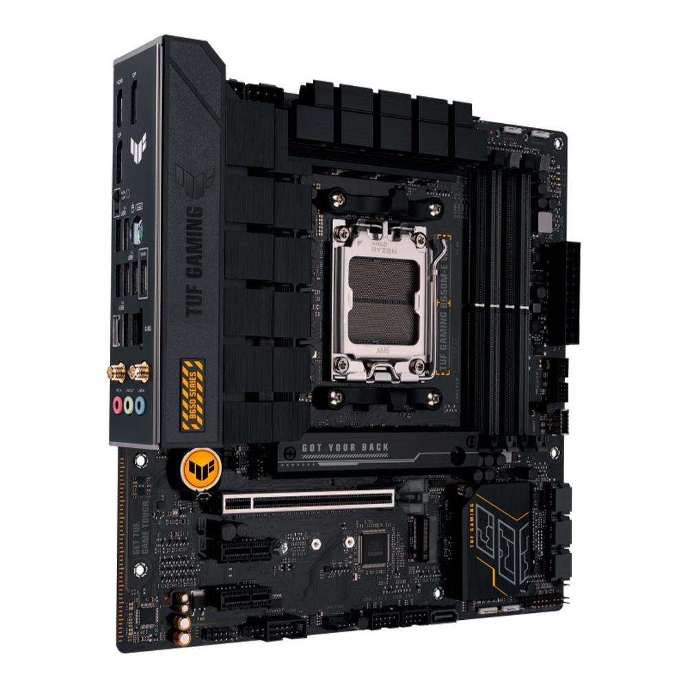 Placa-Mãe ASUS TUF Gaming B650M-E, WIFI, AMD AM5, B650, DDR5, Preto - 90MB1FV0-M0EAY0 - view 3