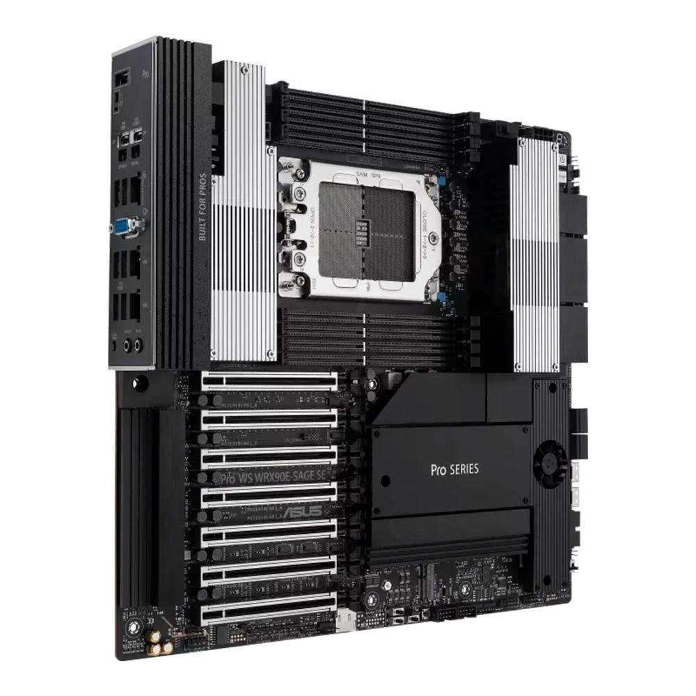 Imagem 3 de 7 do produto Placa-Mãe ASUS Pro WS WRX90E-SAGE SE, AMD sTR5, WRX90, DDR5, Preto - 90MB1FW0-M0EAY0