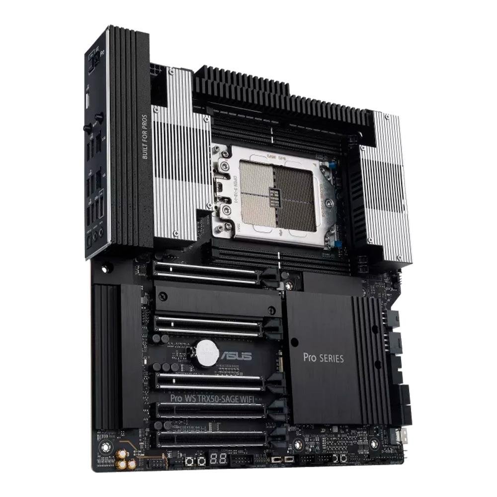 Placa-Mãe ASUS PRO WS TRX50-SAGE, AMD sTR5, TRX50, DDR5, Preto - 90MB1FZ0-M0EAY0