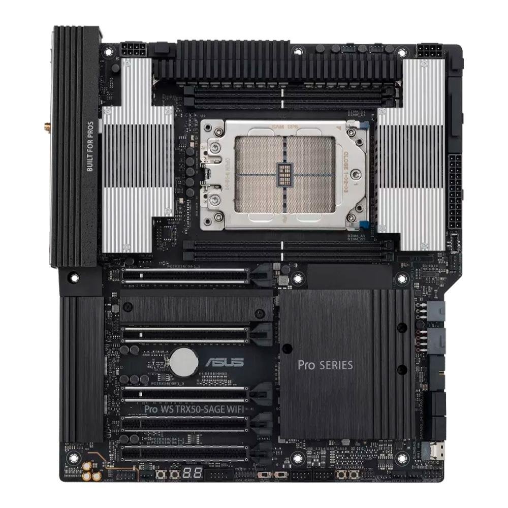 Placa-Mãe ASUS PRO WS TRX50-SAGE, AMD sTR5, TRX50, DDR5, Preto - 90MB1FZ0-M0EAY0