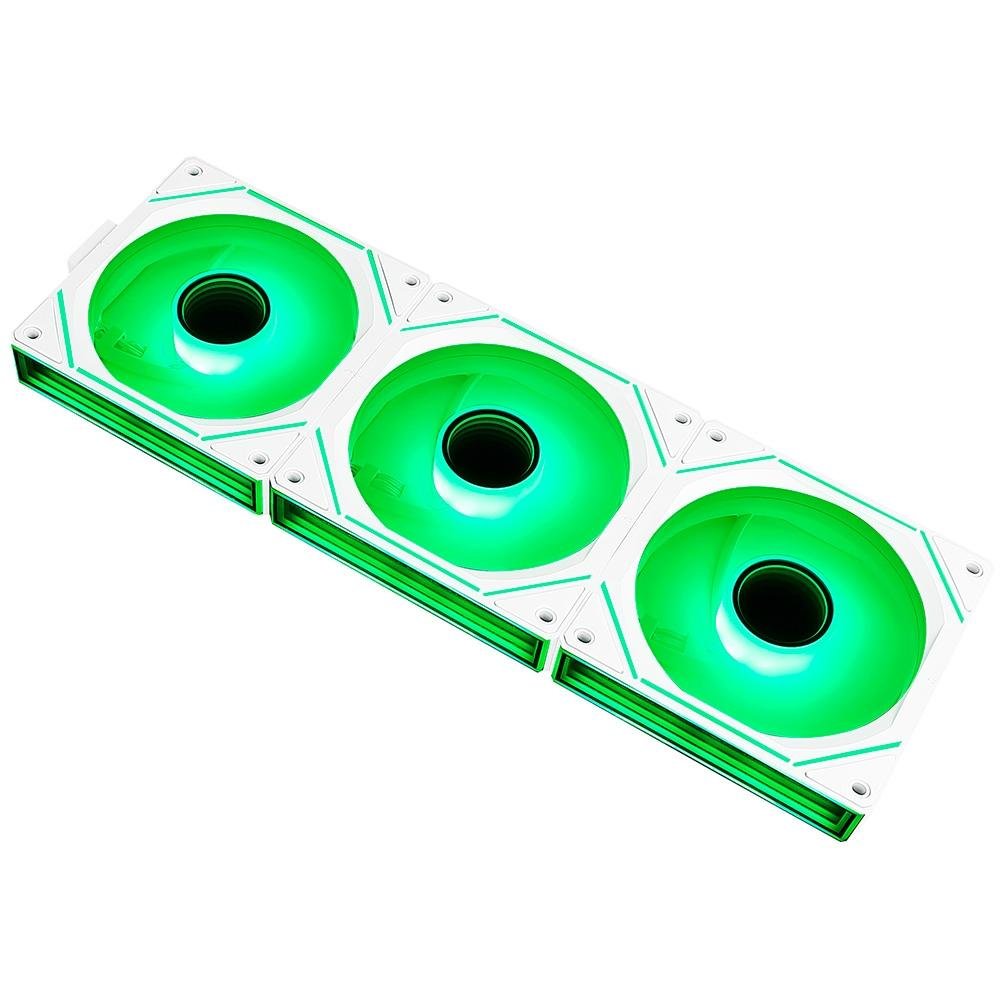 Kit com 3 Ventoinhas Gamer Rise Mode Magneto Pro Reverse, 120mm, Led ARGB, Branco - RM-MAPRO-ARGB-W-RV - view 6