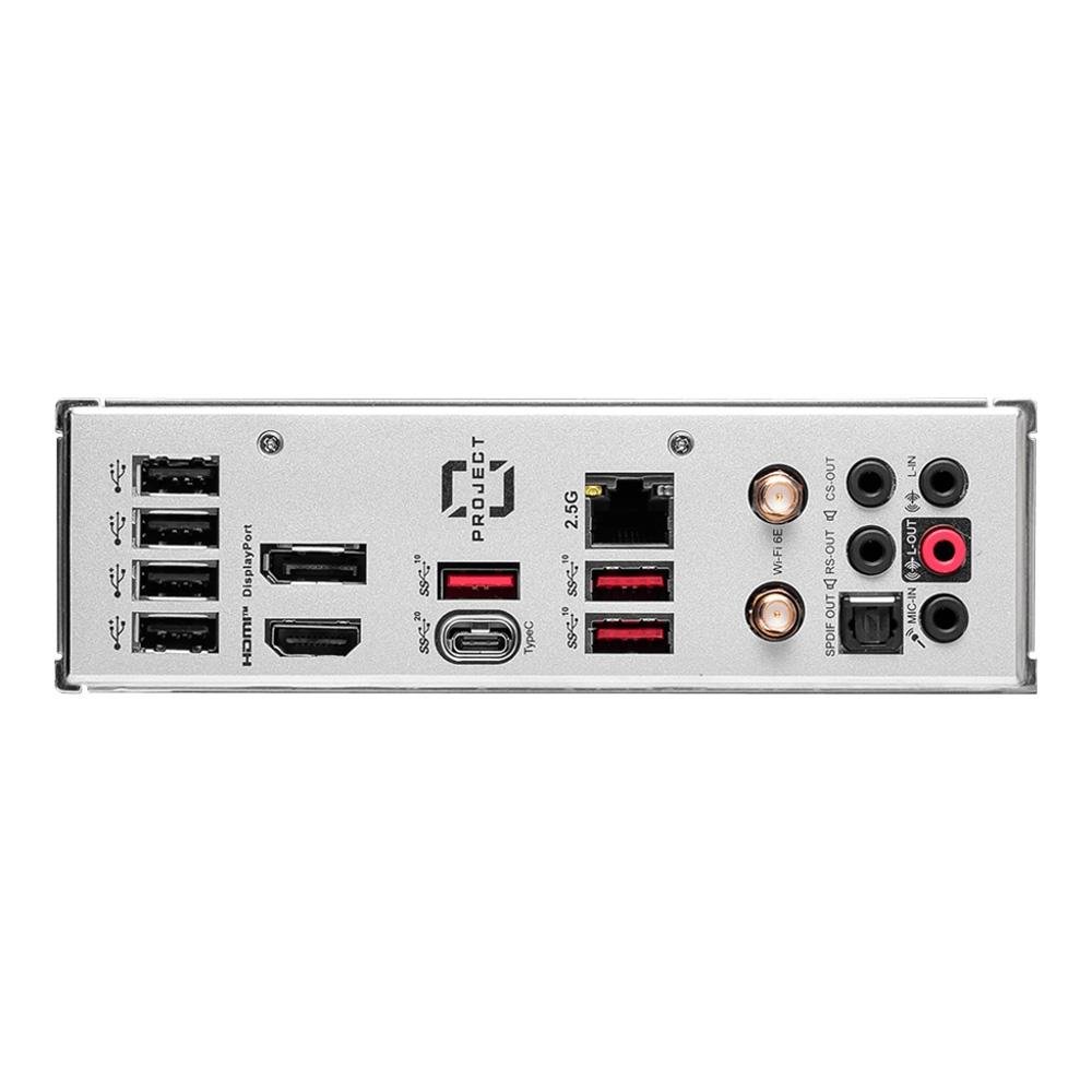 Placa-Mãe MSI B760M Project Zero, Intel LGA 1700, M-ATX, DDR5, Wi-Fi, Preto - B760M PROJECT ZERO 9