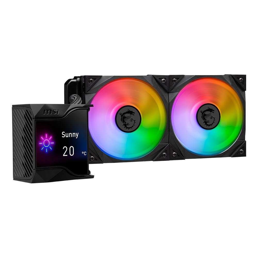 Water Cooler MSI MPG Coreliquid D240, ARGB, 240mm, AMD/Intel, Preto - MPG CORELIQUID D240 4
