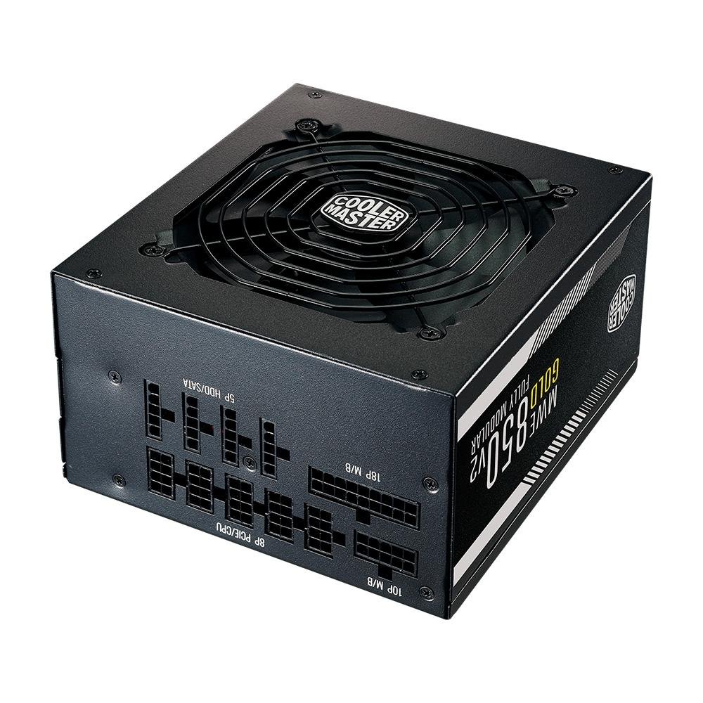 Fonte Cooler Master 850W, 80 Plus Gold, Modular, PFC Ativo, Bivolt, Sem Cabo, Branco - MPE-8501-AFAAG-GWO Fonte Cooler Master 850W, 80 Plus Gold, Modular, PFC Ativo, Bivolt, Sem Cabo, Branco - MPE-8501-AFAAG-GWO