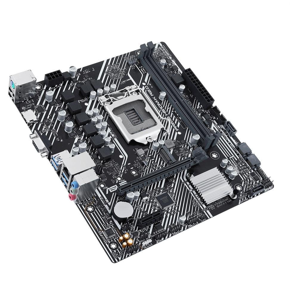 Placa-Mãe ASUS PRIME H510M-K R2.0, INTEL, H470, mATX, DDR4, Preto - 90MB1E80-C1BAY0 Placa-Mãe ASUS PRIME H510M-K R2.0, INTEL, H470, mATX, DDR4, Preto - 90MB1E80-C1BAY0