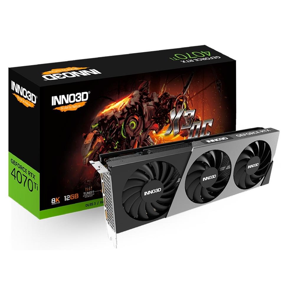 【ファン破損】INNO3D GeForce RTX 4070 Ti INNO3D GeForce RTX 4060 Ti, 4070, 4070 Ti, 4070 Super X3 GPU Fan