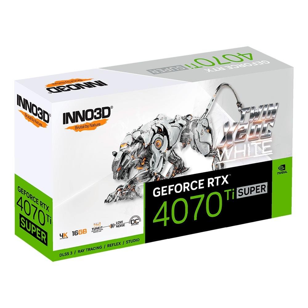 【かっちゃまん様】RTX 4070 TWINX2OC WHITE STEALTH Placa de Vídeo RTX 4070 TI Super Twin X2 | KaBuM!