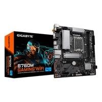 Placa Mãe Gigabyte B760M Gaming WIFI   Wi-Fi 802.11ac O módulo Wi-Fi 802.11ac integrado suporta Dual Band e até 1,73 Gbps, velocidade Wi-Fi 5x mais rá