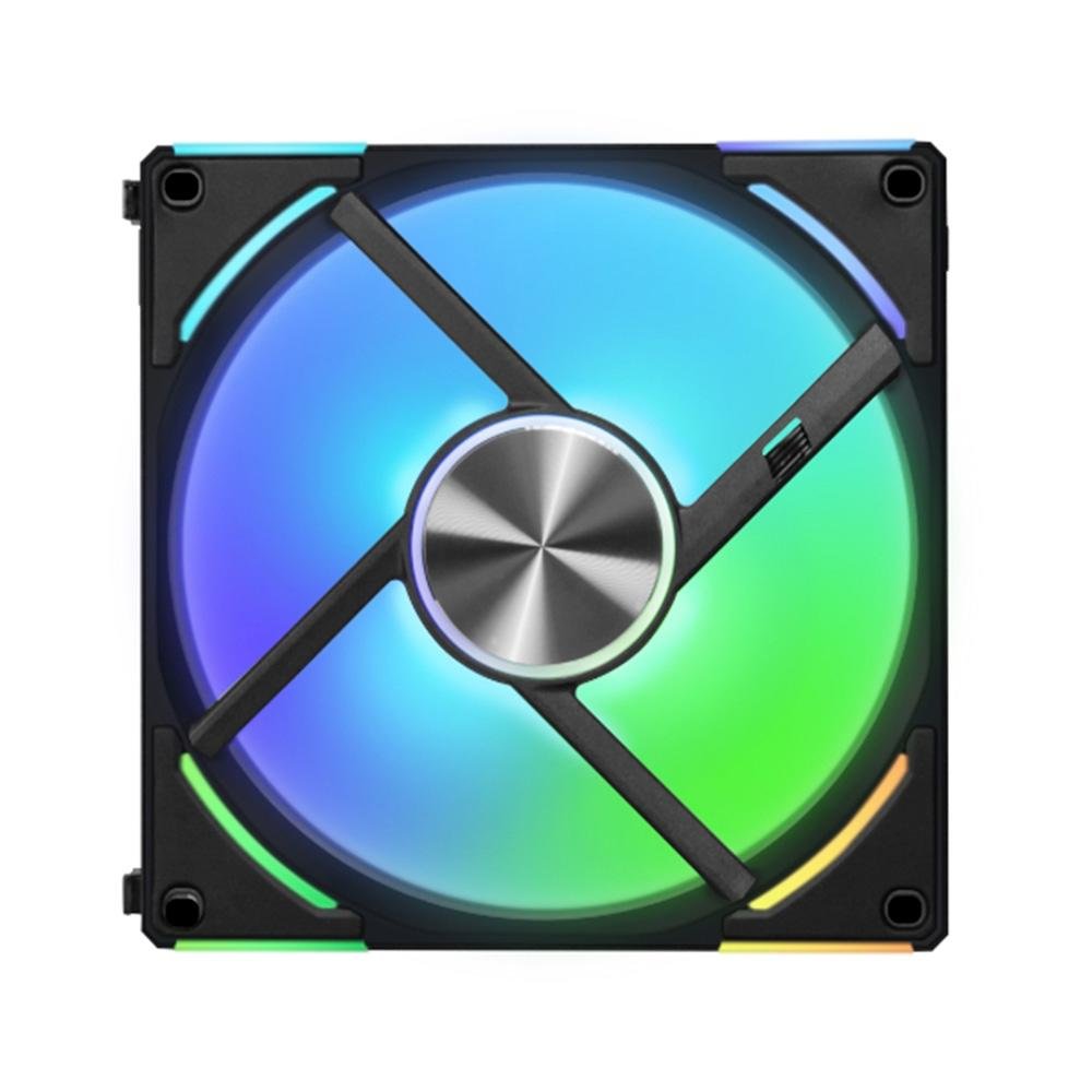 Imagem 2 de 2 do produto Ventoinha Lian Li UNI FAN AL V2, 120mm, RGB, Preto - UF-AL120V2-1B