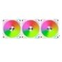 Kit com 3 Ventoinhas Lian Li UNI FAN AL V2, 120mm, RGB, Branco - UF-AL120V2-3W