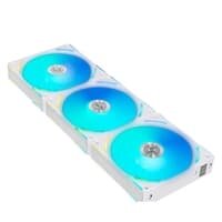 Kit com 3 Ventoinhas Lian Li UNI FAN AL V2, 120mm, RGB, Branco - UF-AL120V2-3W 2