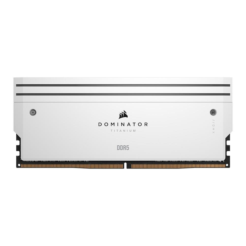 Imagem 7 de 9 do produto Memória RAM Corsair Dominator Titanium, RGB, 32GB (2x16GB), 6000MHz, DDR5, CL30, para Intel XMP,  Branco - CMP32GX5M2B6000C30W
