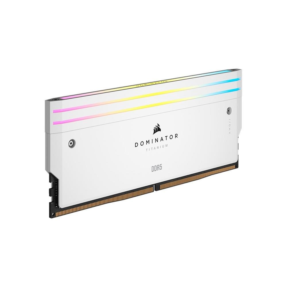 Imagem 5 de 9 do produto Memória RAM Corsair Dominator Titanium, RGB, 32GB (2x16GB), 6000MHz, DDR5, CL30, para Intel XMP,  Branco - CMP32GX5M2B6000C30W