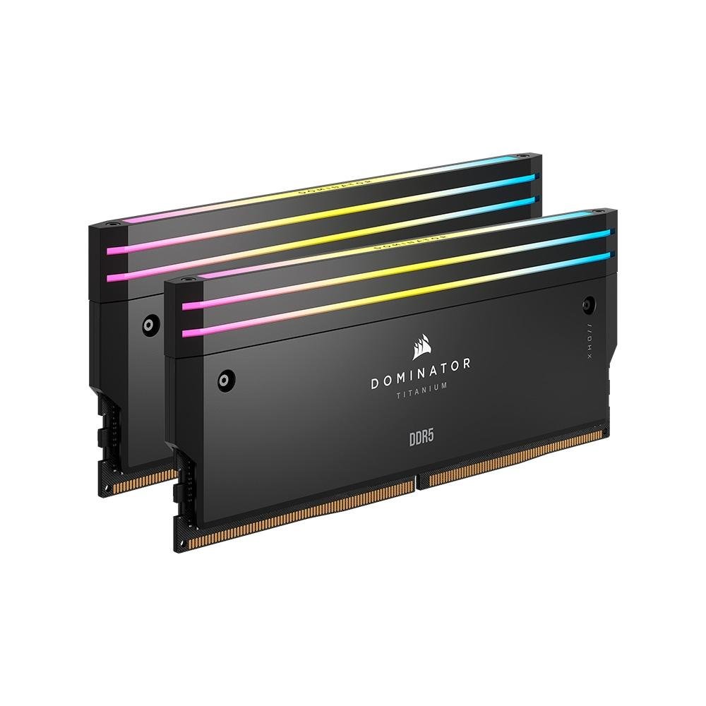 Memória RAM ( Balão.info) Titanium, RGB, 32GB (2x16GB), 6600MHz, DDR5, CL34, para Intel XMP, Preto - CMP32GX5M2X6600C32 - view 2