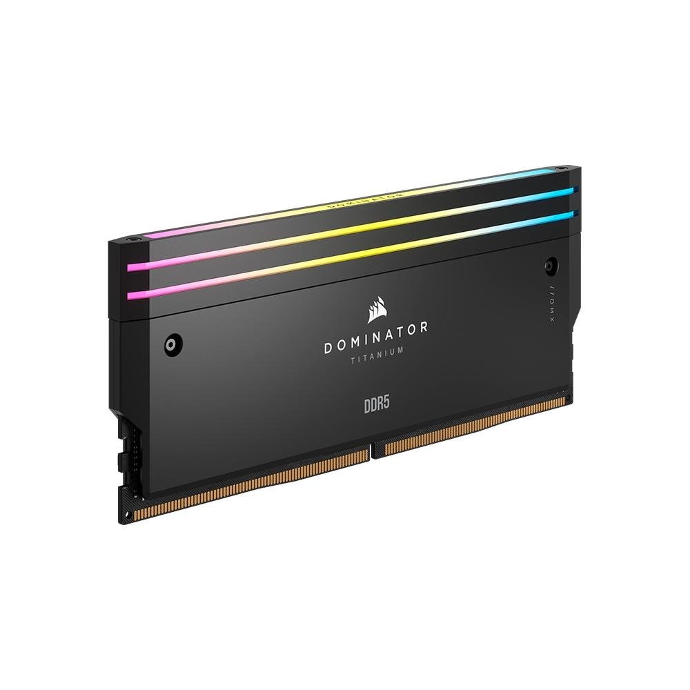Memória RAM ( Balão.info) Titanium, RGB, 32GB (2x16GB), 6600MHz, DDR5, CL34, para Intel XMP, Preto - CMP32GX5M2X6600C32 - view 3