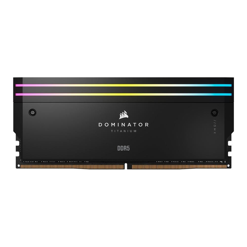 Imagem 3 de 9 do produto Memória RAM Corsair Dominator Titanium RGB, 48GB (2x24GB), 7200MHz, DDR5, CL36, Otimizado Intel XMP,  Preto - CMP48GX5M2X7200C36