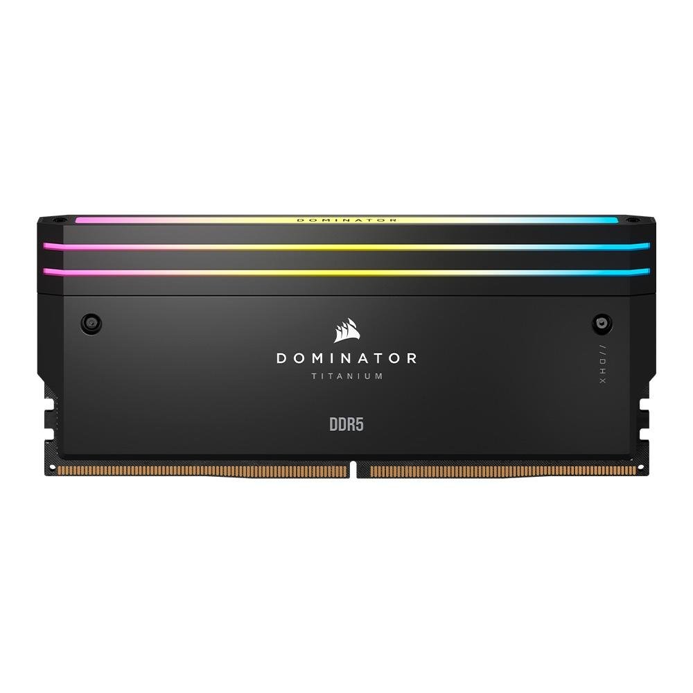 Imagem 4 de 9 do produto Memória RAM Corsair Dominator Titanium RGB, 48GB (2x24GB), 7200MHz, DDR5, CL36, Otimizado Intel XMP,  Preto - CMP48GX5M2X7200C36