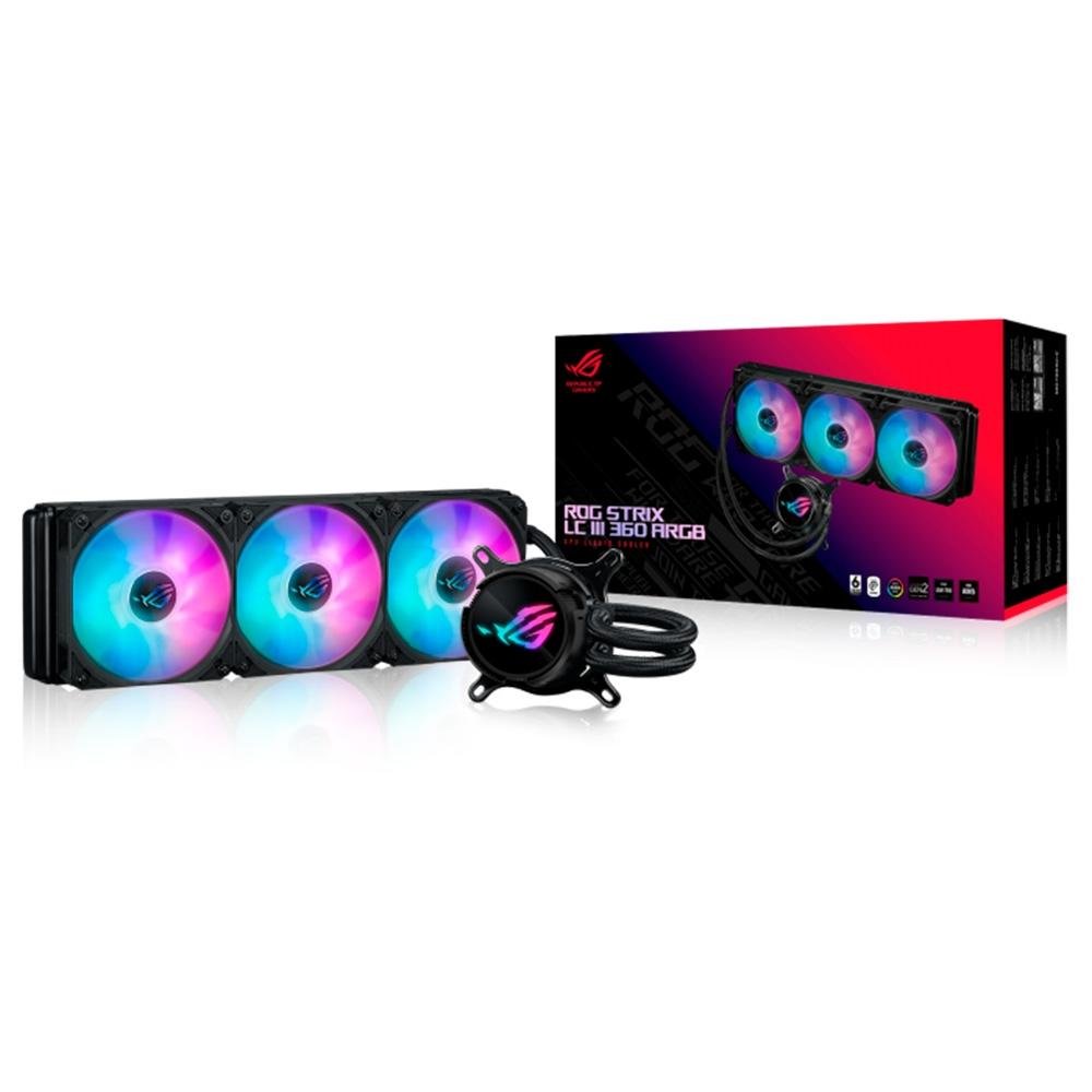 Water Cooler ROG Strix LC III 360 ARGB | KaBuM!