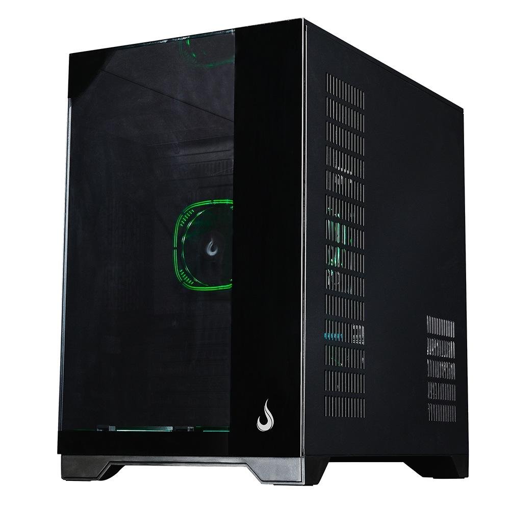 Gabinete Gamer Rise Mode Galaxy Full Glass, Mid Tower, ATX, Lateral e Frente em Vidro Temperado, Sem FANs, Preto - RM-CA-FG-B - view 5