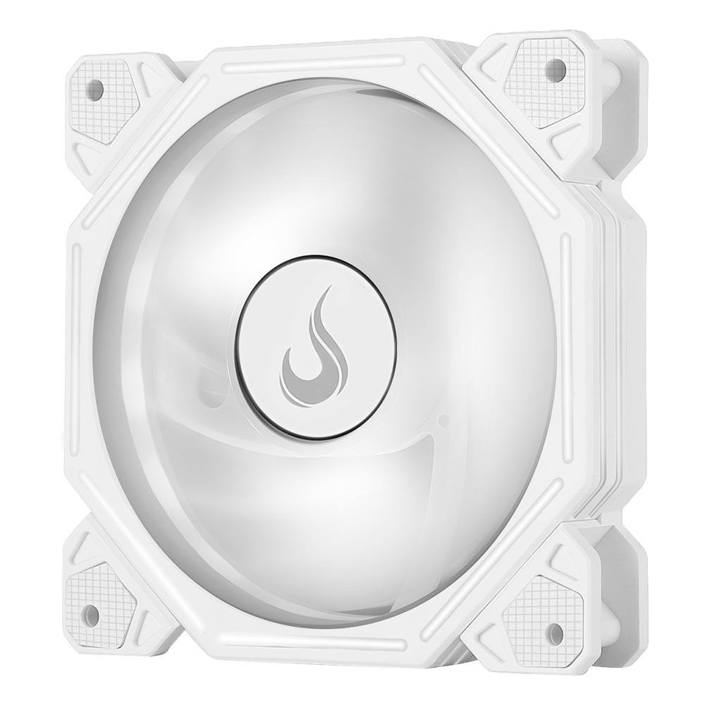 Imagem 5 de 5 do produto Ventoinha Rise Mode Hex Turbine PWM, 120mm, Led ARGB, Branco - RM-H-ARGB-TOR-W