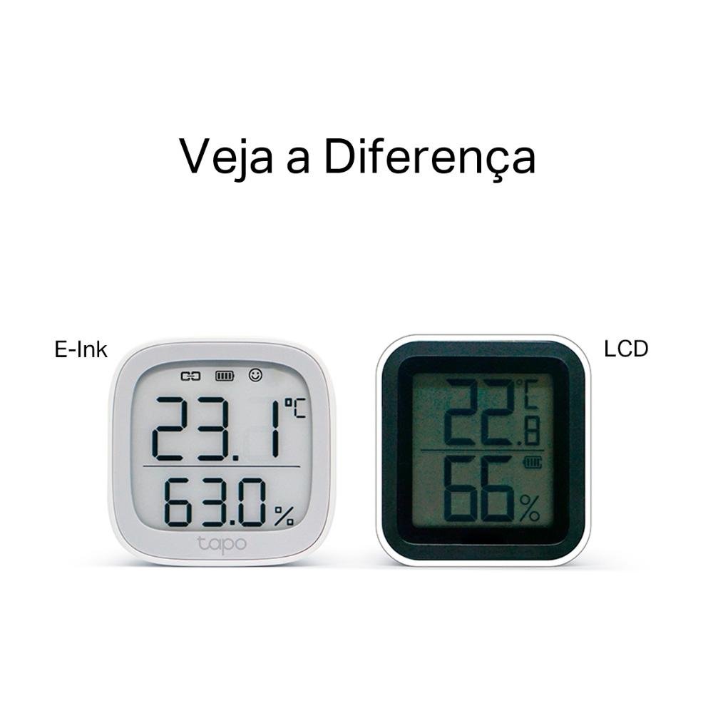 Imagem 2 de 6 do produto Sensor De Temperatura e Umidade Smart TP-Link, Display Integrado, Branco - Tapo T315(EU)
