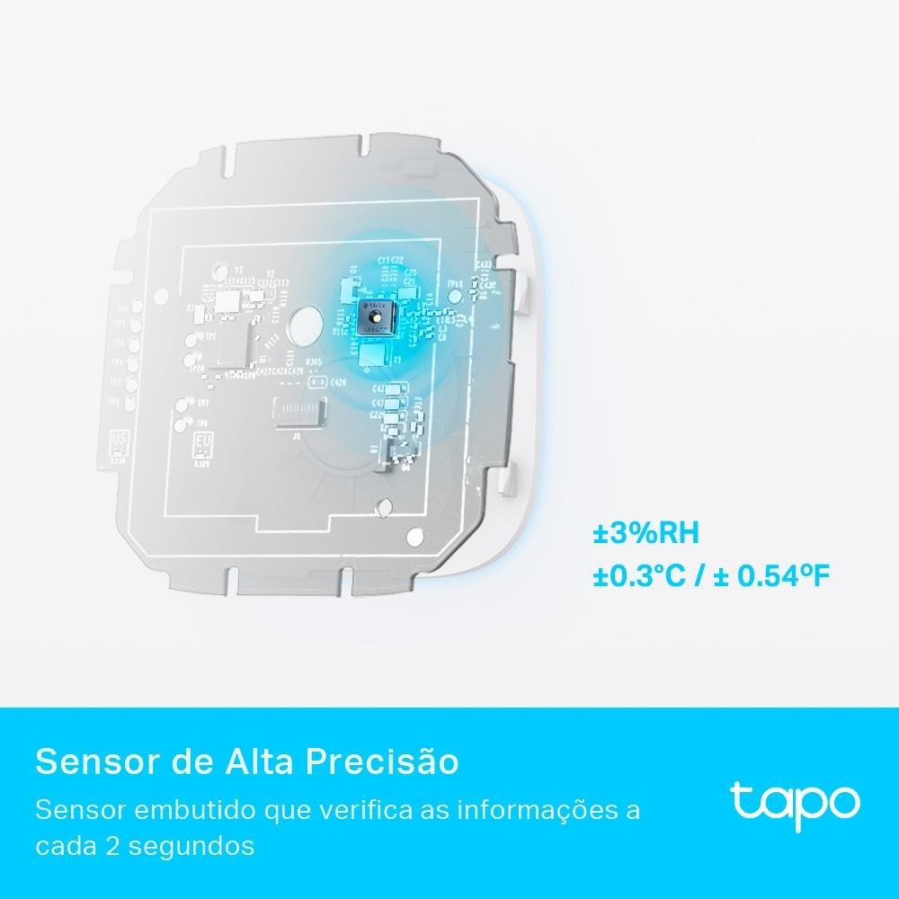Imagem 4 de 6 do produto Sensor De Temperatura e Umidade Smart TP-Link, Display Integrado, Branco - Tapo T315(EU)