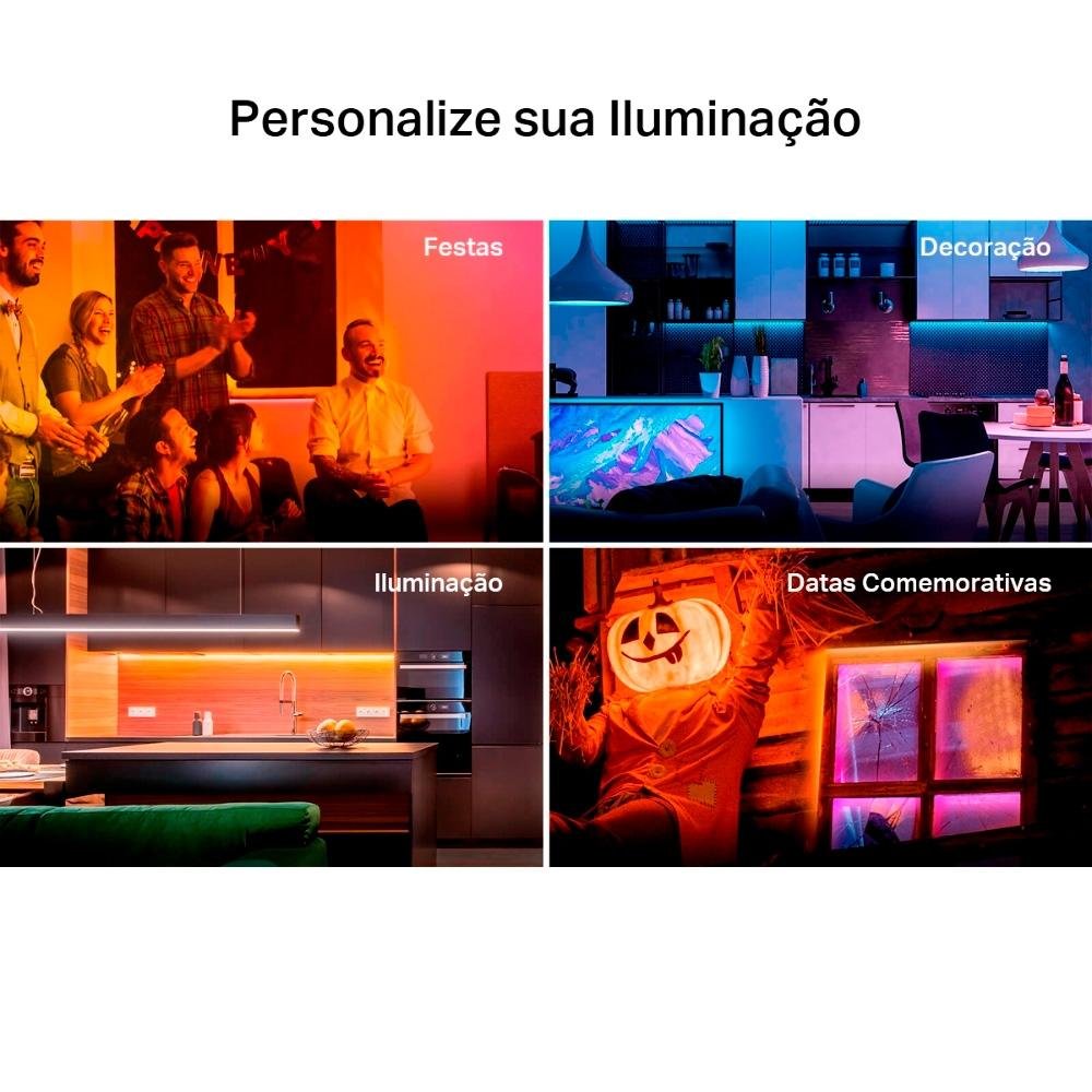 Fita LED TP-Link TAPO L920-5, RGB, Wi-Fi, 5 Metros - Tapo L920-5(EU) Fita LED TP-Link TAPO L920-5, RGB, Wi-Fi, 5 Metros - Tapo L920-5(EU)