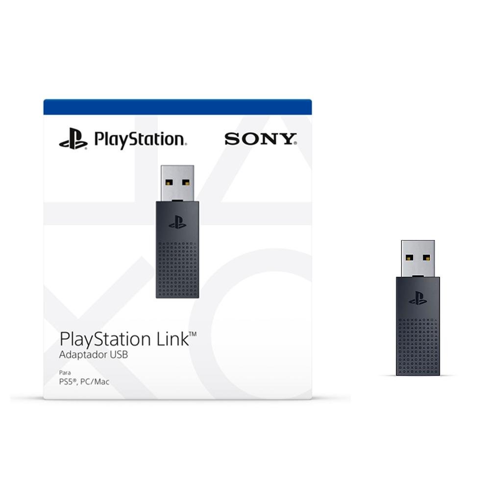 Adaptador USB Sony PS Link, para PS5 Slim, PS5 Pro e PC - CFI-ZWA2L Adaptador USB Sony PS Link, para PS5 Slim, PS5 Pro e PC - CFI-ZWA2L