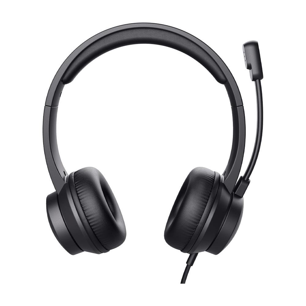 Imagem 3 de 5 do produto Headset Trust Ayda, Microfone Rebatível, Design Leve, Para PC, Conexão 3.5mm, Preto - 25087