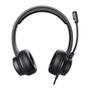 Headset Trust Ayda, Microfone Rebatível, Design Leve, Para PC, Conexão USB, Preto - 25088