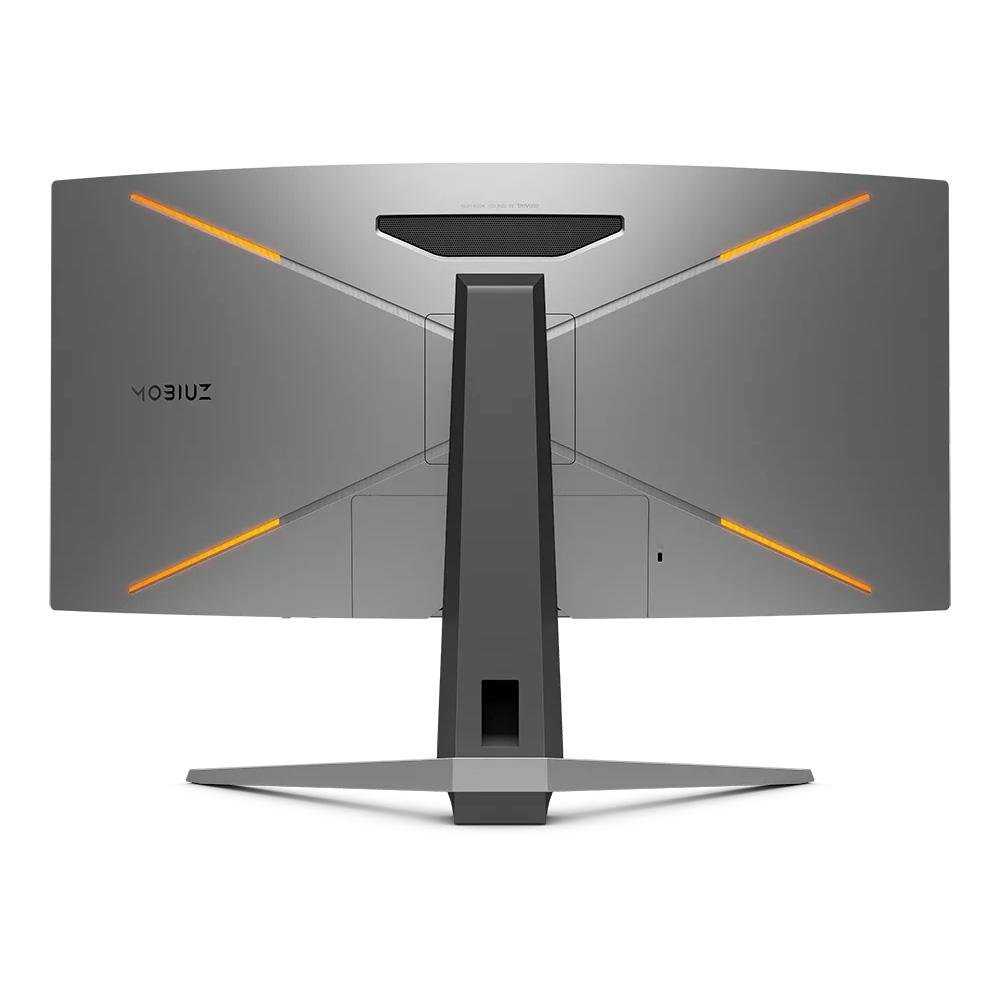 Monitor Gamer Curvo BenQ Mobiuz 34", WQHD, 144Hz, 1ms, FreeSync Pro, HDRi, DisplayPort, HDMI e USB, Altura Ajustável, Som Integrado - EX3410R