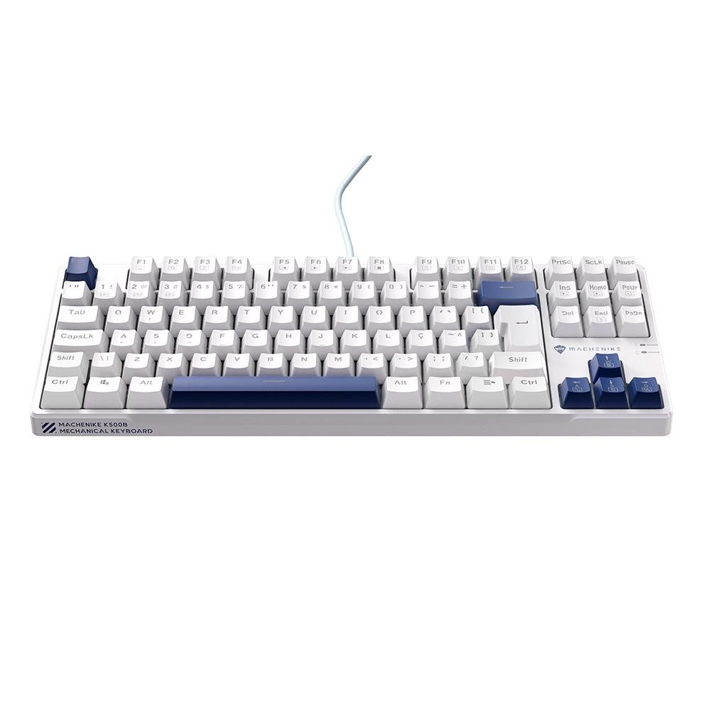 Teclado Mecânico Gamer Machenike K500B-B87, Switch Brown, Abnt, Azul - REF JJ02G200A - view 2