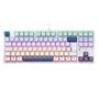 Teclado Mecânico Gamer Machenike K500B-B87, Switch Brown, Abnt, Azul - REF JJ02G200A