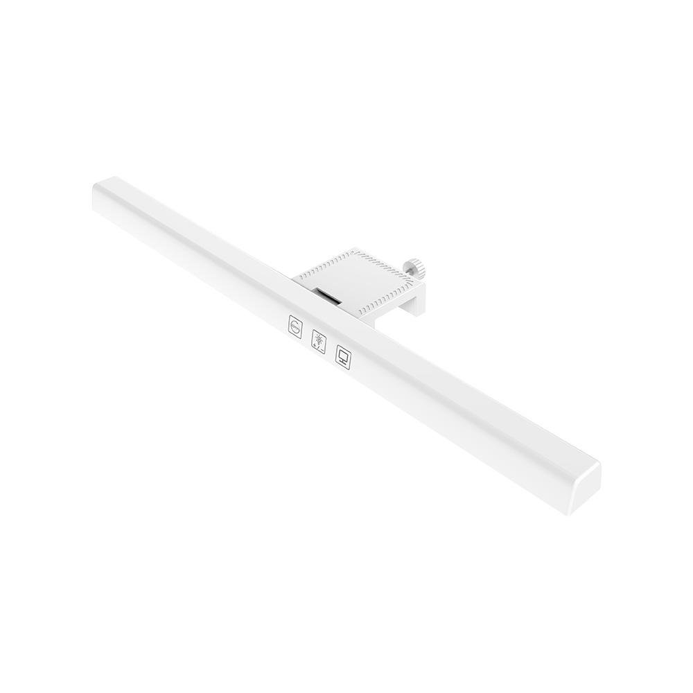 Imagem 4 de 4 do produto Luminária Led para Monitor Rise Mode Lumina 33cm, monitores 24" a 27" polegadas, Plano, Branco - RM-LMF-33-W