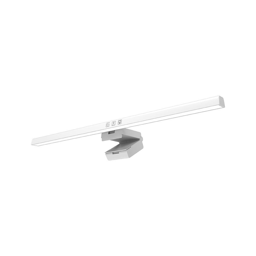 Luminária Led para Monitor Rise Mode Lumina 50cm, monitores 29" a 34" polegadas, Plano, Branco - RM-LMF-50-W