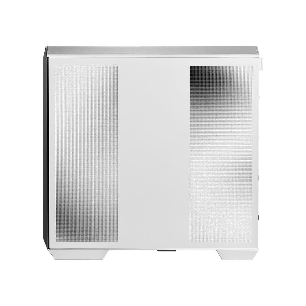 Imagem 8 de 11 do produto Gabinete Gamer MSI MAG Pano M100R PZ White, Mini Tower, Lateral em Vidro, 4x FANs ARGB, M-ATX, Branco - 306-7G24W21-809