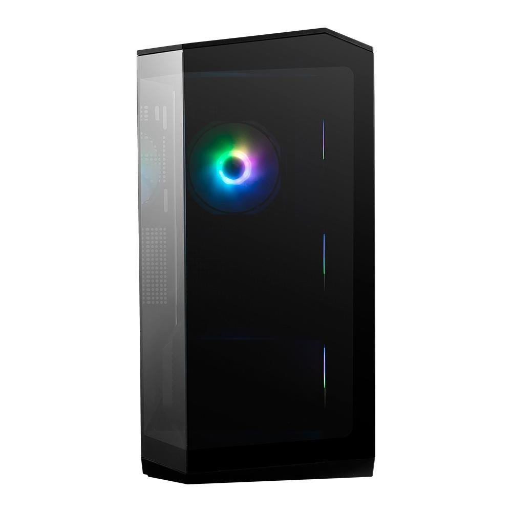 Gabinete Gamer MSI MAG Pano M100R PZ, Mini Tower, Lateral em Vidro, 4x FANs ARGB, M-ATX, Preto - 306-7G24R21-809 - view 3