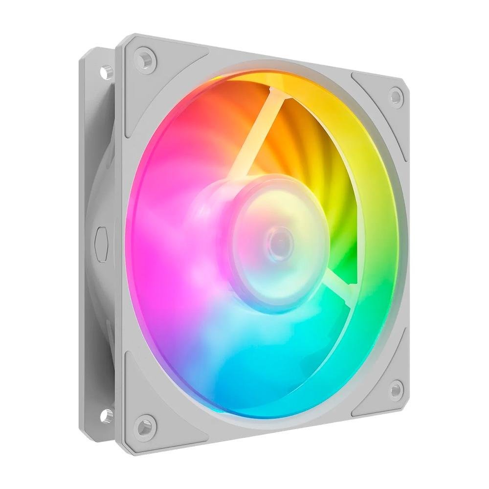 Imagem 2 de 3 do produto Cooler FAN Cooler Master Mobius 120P, 120mm, ARGB, Branco - MFZ-M2DW-24NP2-R1