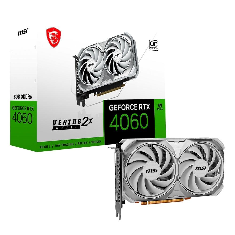 RTX4060 ホワイト GK-RTX4060-E8GB/WHITE/LP | GK-RTX4060-E8GB/WHITE/LP | 玄人志向