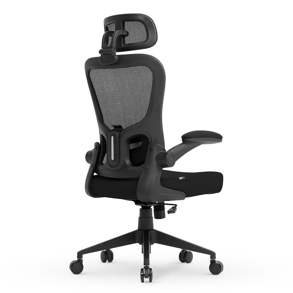 Imagem 3 de 7 do produto Cadeira de Escritório Ergonômica DT3 Vita Headrest, Até 110Kg, Mesh Spandex, Preto - 14228-7