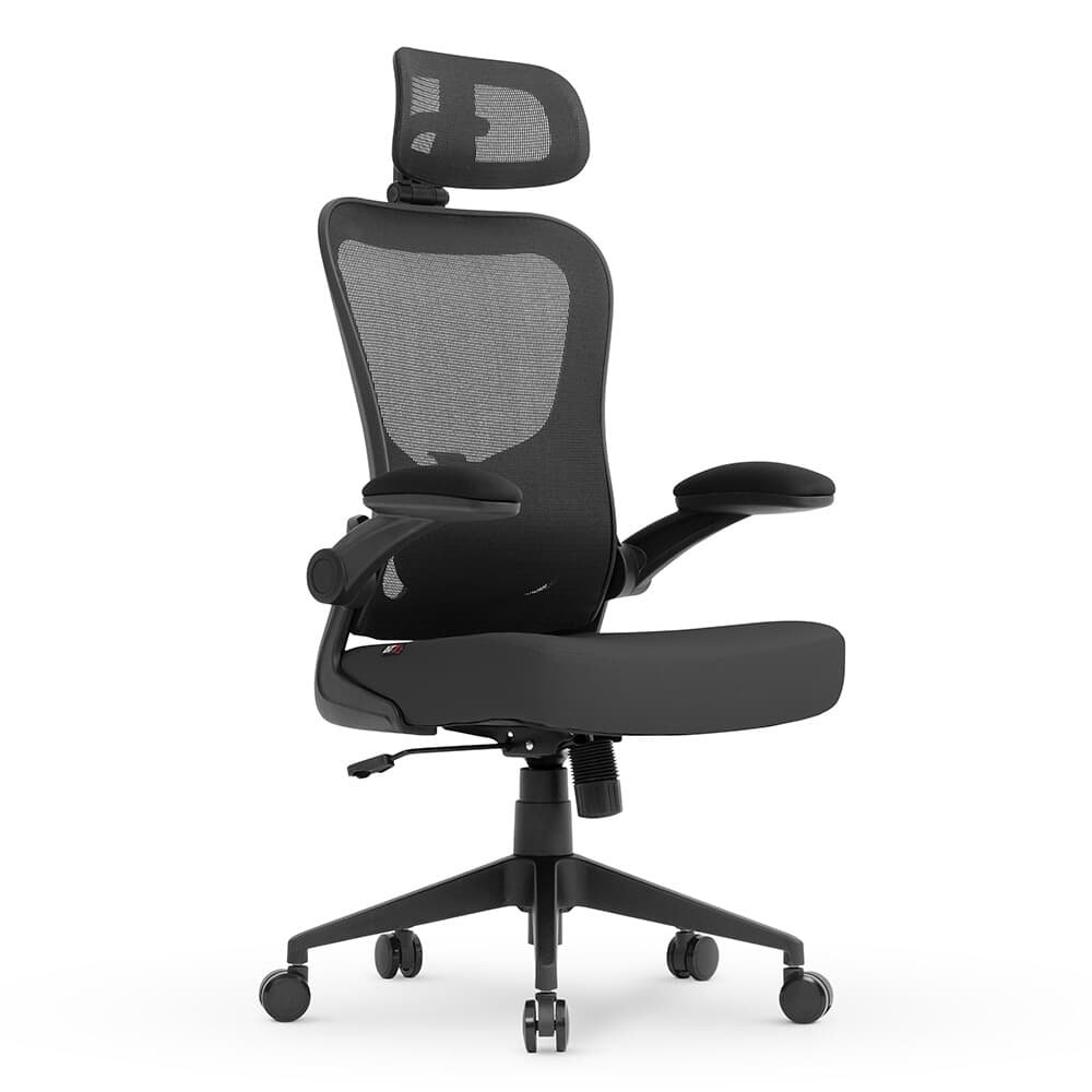 Cadeira de Escritório Ergonômica DT3 Vita Headrest, Até 110Kg, Mesh Spandex, Cinza - 14231-1 - view 2