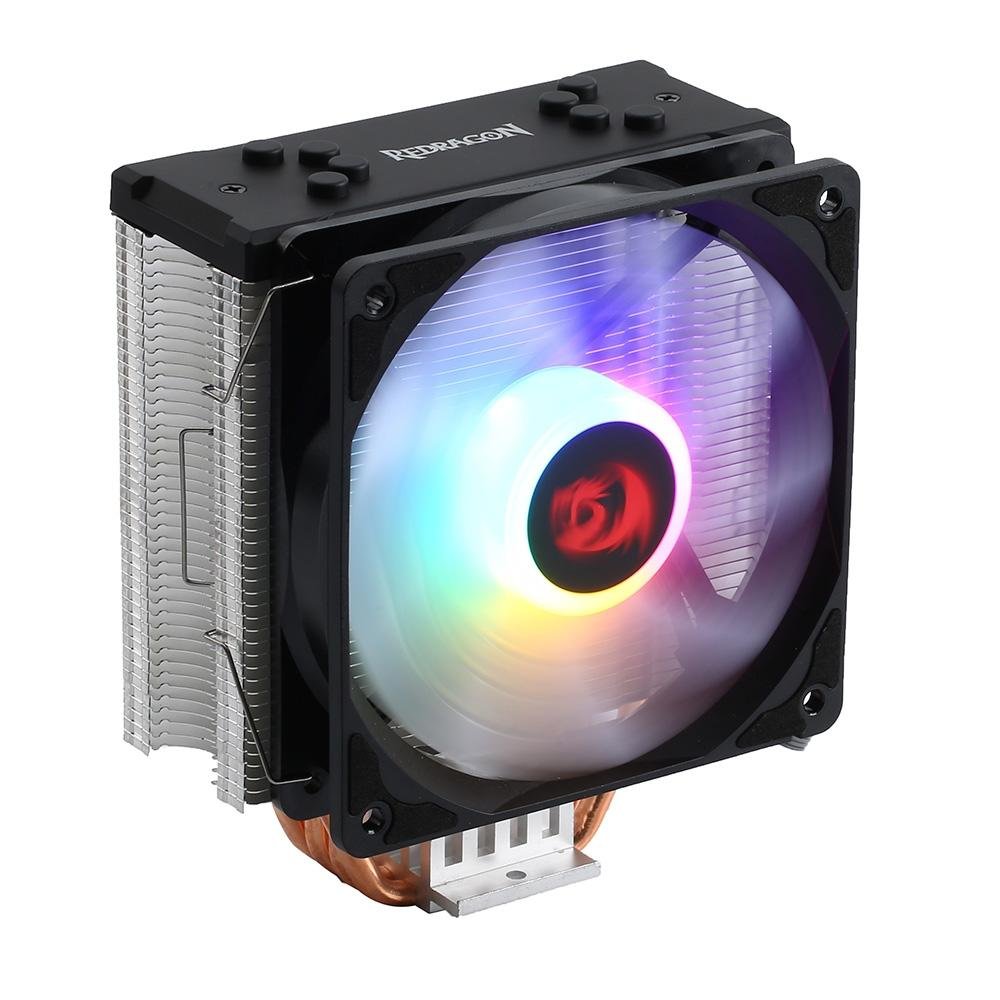 Air Cooler Redragon SIF CC-1052, RGB Rainbow, AMD/Intel, 120mm, Preto - CC-1052 4