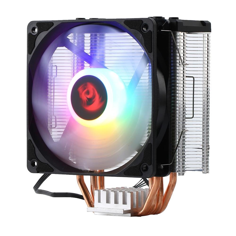 Air Cooler Redragon SIF CC-1052, RGB Rainbow, AMD/Intel, 120mm, Preto - CC-1052